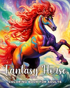 Fantasy Horse Coloring Book for Adults - Camy, Camelia