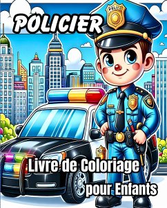 Livre de Coloriage de Policier pour Enfants - Caleb, Sophia