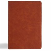 CSB Giant Print Single-Column Bible, Burnt Sienna Leathertouch CSB Giant Print Single-Column Bible, Burnt Sienna Leathertouch