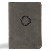 NASB Large Print Compact Reference Bible, Charcoal Leathertouch