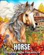 Horse Coloring Book for Adults - Bild 1