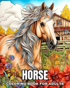 Horse Coloring Book for Adults - Camy, Camelia