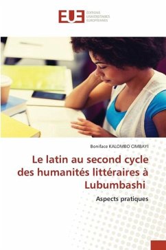 Le latin au second cycle des humanités littéraires à Lubumbashi - KALOMBO CIMBAYI, Boniface