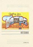 Vintage Lined Notebook Greetings from Tampa, Florida