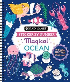 Brain Games - Sticker by Number: Magical Ocean - Publications International Ltd; Brain Games; New Seasons