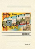 Vintage Lined Notebook Greetings from Canyon County