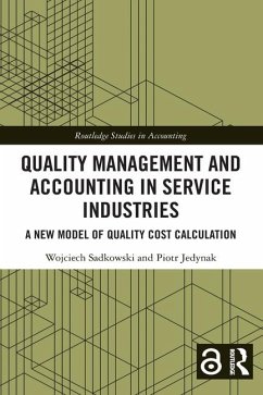 Quality Management and Accounting in Service Industries - Sadkowski, Wojciech; Jedynak, Piotr