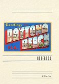 Vintage Lined Notebook Greetings from Daytona Beach, Florida