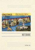 Vintage Lined Notebook Greetings from Berkeley, California