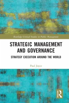 Strategic Management and Governance - Joyce, Paul