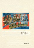Vintage Lined Notebook Greetings from Catalina Island, California