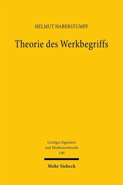 Theorie des Werkbegriffs (eBook, PDF) - Haberstumpf, Helmut