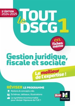 Cover Tout le DSCG 1 - Gestion juridique fiscale et sociale - 2024-2025 - Révision (eBook, ePUB)