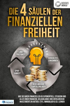 Die 4 Säulen der finanziellen Freiheit: Wie Sie Ihren finanziellen IQ exponentiell steigern und alles über Finanzen, Geldanlange und erfolgreiche Investments in Aktien, ETFs, Immobilien & Co. lernen (eBook, ePUB) - Finance, World of