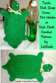 Turtle DIsh Soap Cover, Hot Pad or Dish Cloth Crochet Pattern (eBook, ePUB)