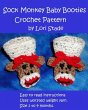 Sock Monkey Baby Booties Crochet... - Bild 1
