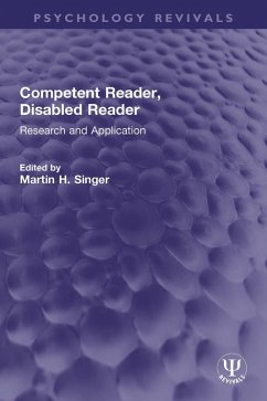 Cover Competent Reader, Disabled Reader (eBook, ePUB)