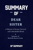 Summary of Dear Sister by Michelle Horton (eBook, ePUB)