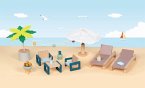 Goki 51476 - Outdoor Möbel Set Mallorca Goki 51476 - Outdoor Möbel Set Mallorca