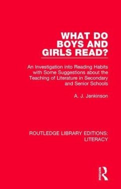 What do Boys and Girls Read? - Jenkinson, A J