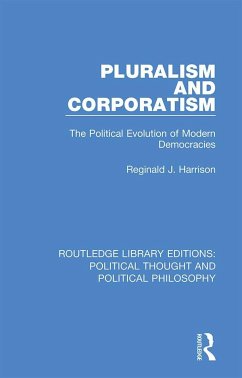 Pluralism and Corporatism - Harrison, Reginald J