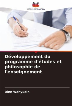 Cover Développement du programme d'études et philosophie de l'enseignement