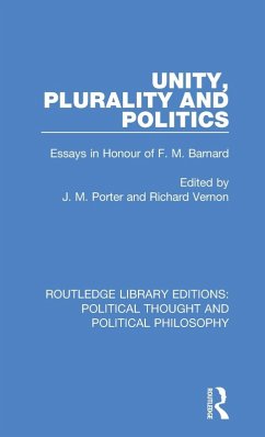 Cover Unity, Plurality and Politics