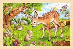 Cover Goki 57325 - Einlegepuzzle Rehkitz
