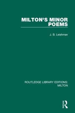 Milton's Minor Poems - Leishman, J B