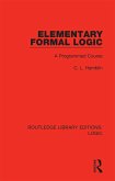 Elementary Formal Logic