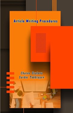 Article Writing Procedures - Charos Uralova; Sardor Tukhtayev