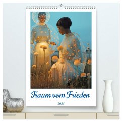 Traum vom Frieden (hochwertiger Premium Wandkalender 2025 DIN A2 hoch), Kunstdruck in Hochglanz - Calvendo;Brunner-Klaus, Liselotte