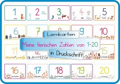 Meine tierischen Zahlen von 1-20 in Druckschrift - Momm, Helga