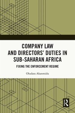 Cover Company Law and Directors' Duties in Sub-Saharan Africa (eBook, PDF)