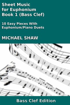 Cover Sheet Music for Euphonium - Book 1 (Bass Clef) (eBook, ePUB)