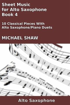 Cover Sheet Music for Alto Saxophone - Book 4 (Woodwind And Piano Duets Sheet Music, #4) (eBook, ePUB)