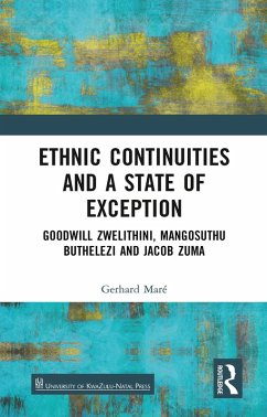 Cover Ethnic Continuities and a State of Exception (eBook, PDF)