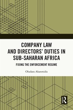 Company Law and Directors' Duties in Sub-Saharan Africa (eBook, ePUB) - Akanmidu, Oludara