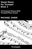 Sheet Music for Trumpet - Book 3 (Brass And Piano Duets Sheet Music, #21) (eBook, ePUB)