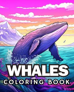 Whales Coloring Book - Huntelar, James