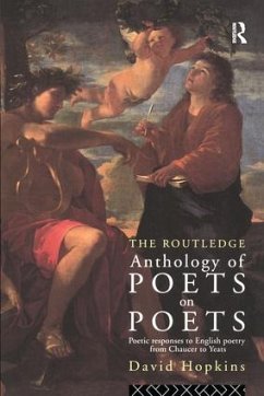 Routledge Anthology of Poets on Poets - Hopkins, David