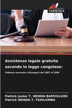 Assistenza legale gratuita secondo la legge congolese: - WENDA BAMVULUIDI, Patrick Junior T.;Wenda T. Tshilumba, Patrick