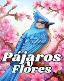 Libro para Colorear de Pájaros y Flores