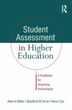 Student Assessment in Higher Education - Cox, Kevin; Imrie, Bradford W; Miller, Allen