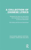 A Collection of Chinese Lyrics
