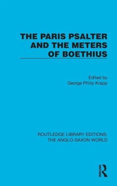 The Paris Psalter and the Meters of Boethius