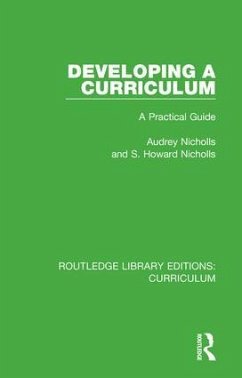 Developing a Curriculum - Nicholls, Audrey; Nicholls, S Howard