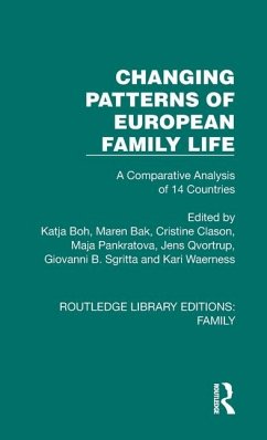 Changing Patterns of European Family Life