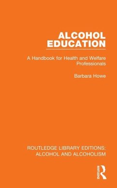 Alcohol Education - Howe, Barbara