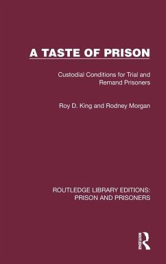 A Taste of Prison - King, Roy D; Morgan, Rodney